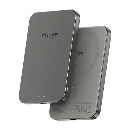 PanzerGlass EMPOWER Wireless Qi2 Powerbank 5.000 mAh - Titanium