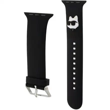 Karl Lagerfeld Choupette Head NFT Řemínek pro Apple Watch 38/40/41 černý