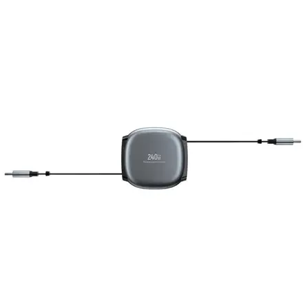 Devia kabel Pro 2 USB-C to USB-C Strechable Cable 1m 240W - Gray