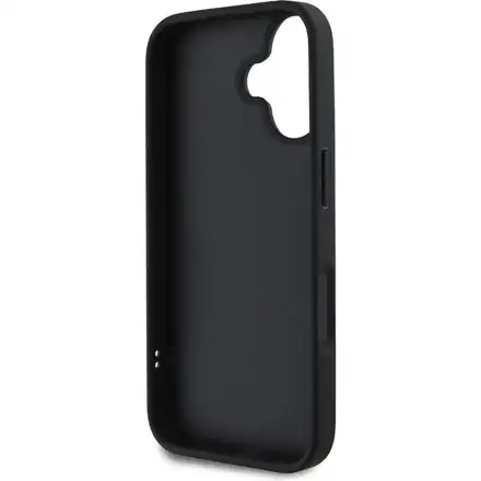Karl Lagerfeld 3D Rubber Ikonik kryt iPhone 16 černý