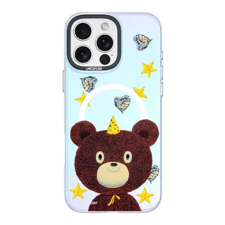 Devia kryt Canvas Series Magnetic Case pro iPhone 16 Plus - Starry Bear