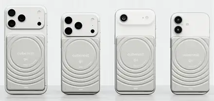 Cubenest Qi2 Magnetic Wireless SlimDual PowerBank 5000 mAh SQ1B3D - stříbrná
