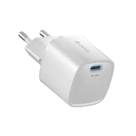 Devia síťová nabíječka Extreme Speed Mini PD Quick Charger 30W - White