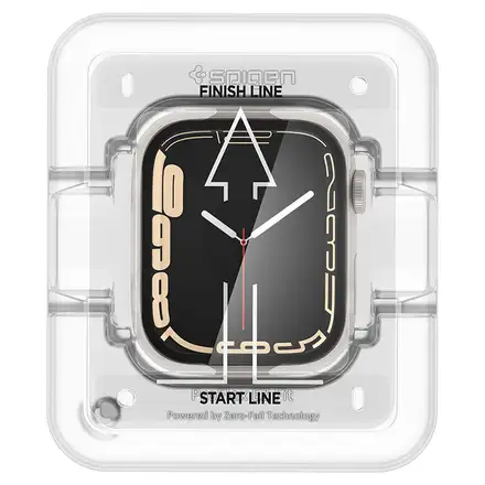 Spigen ochranné sklo Pro Flex pro Apple Watch 9/8/7 45mm - Clear