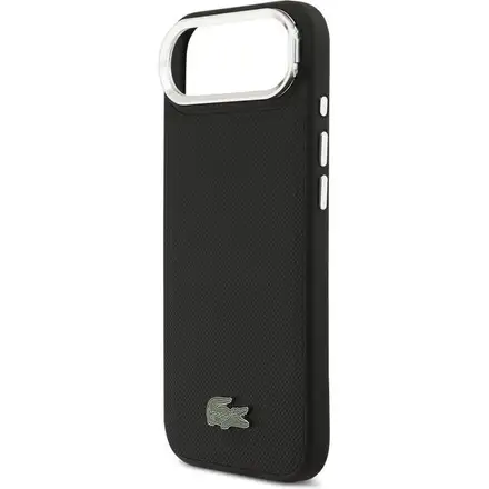 Lacoste Iconic Petit Pique Camera Stand MagSafe kryt iPhone Air černý