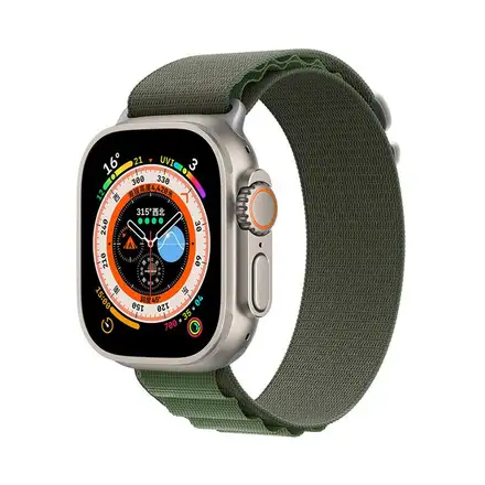 Devia řemínek Deluxe Series Sport5 Nylon Braided Adjustable Band 40/41mm - Army Green
