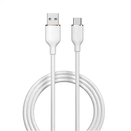Devia kabel USB-A to USB-C Jelly Series Silicone Cable 1.2m - White