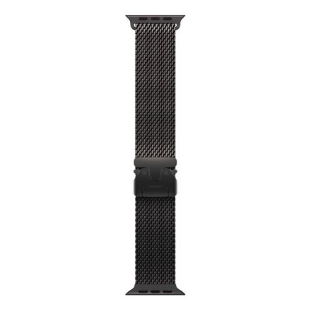 Apple Watch 49mm Black Titanium Milanese Loop-Medium