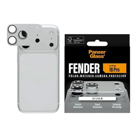 PanzerGlass Fender Camera Protection pro iPhone 18 Pro-Silver