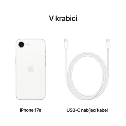 iPhone 17e 256GB Bílá