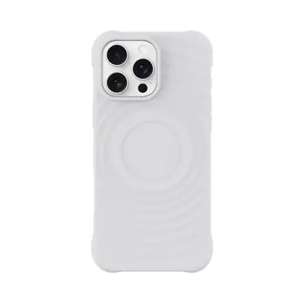 Devia kryt Ripple Magnetic Shockproof TPU Case pro iPhone 16 Pro - White