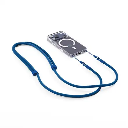 Spello Rope Crossbody Strap - modrá