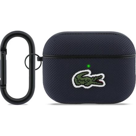 Lacoste Petit Pique Croc Logo Patch Pouzdro pro AirPods 3 Pro modré
