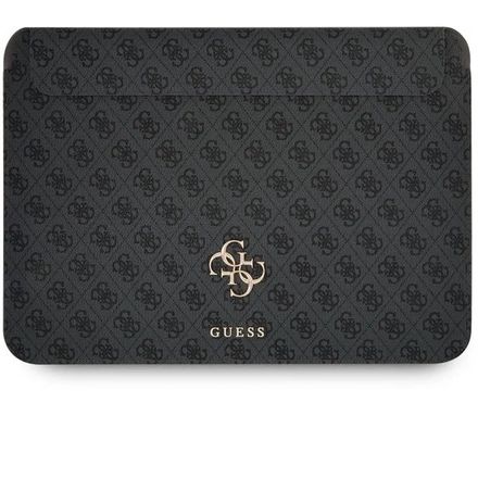 Guess PU 4G Metal Logo Pouzdro na MacBook 13" šedé