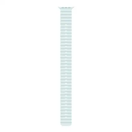 Apple Watch 49mm Ice Blue Ocean Band Extension - Black Titanium Finish