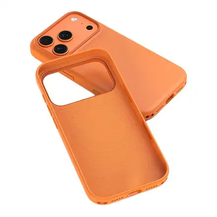 Devia kryt Nature Series Silicone Magnetic Case pro iPhone 17 Pro - Orange