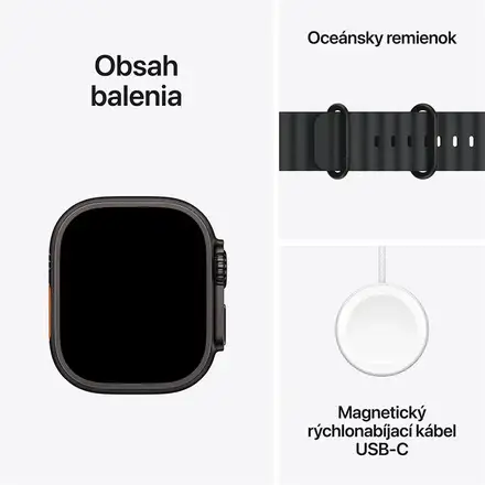 Apple Watch Ultra 2 GPS + Cellular 49mm Černý titan *Třída A*