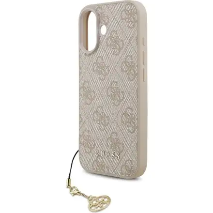 Guess 4G Charm MagSafe kryt iPhone 17 růžový