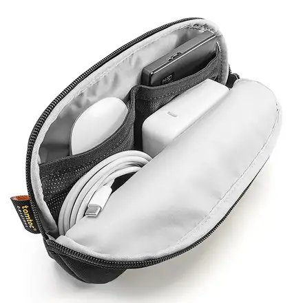 Tomtoc pouzdro Recycled Sleeve with Pouch pro Macbook Pro 14" M1/M2/M3-Black
