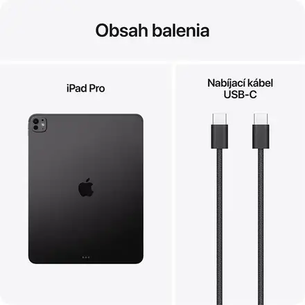 iPad Pro 13" Wi-Fi 256GB Vesmírně černý (2025) *Poškozený obal*