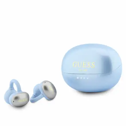 Guess Metallic Finish Classic Logo OWS Bezdrátová Sluchátka modrá