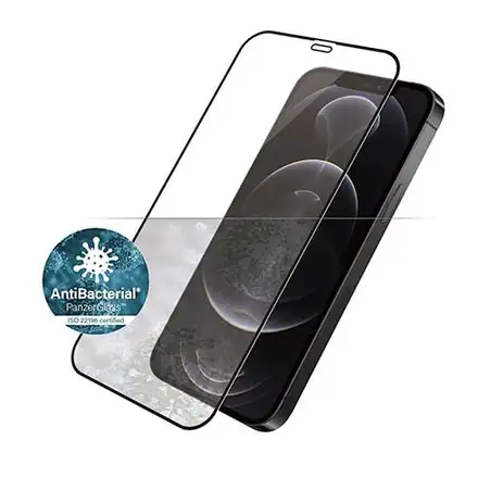 PanzerGlass ochranné sklo Friendly Case AB pro iPhone 12/12 Pro-Black Frame