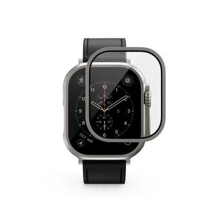Epico UNUM SapphireShield Watch Protector pro Apple Watch Ultra 49mm stříbrná