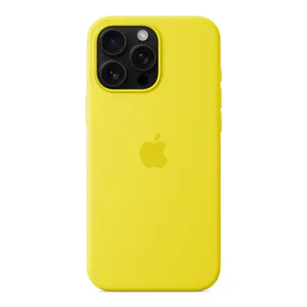 iPhone 16 Pro Max Silicone Case with MagSafe - Karambolové žlutá
