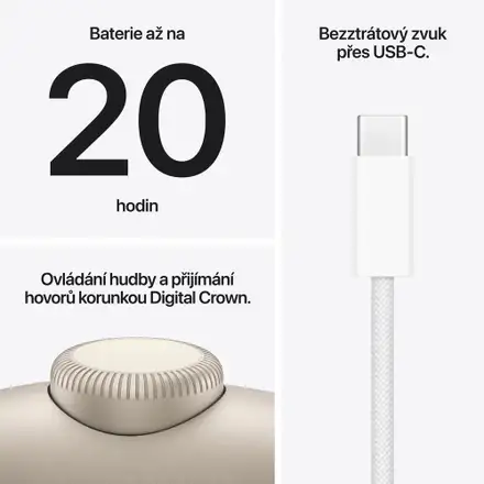 AirPods Max 2 - Hvězdně bílá