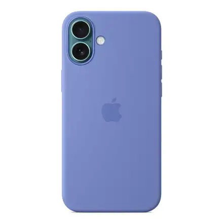 iPhone 16 Plus Silicone Case with MagSafe - Barvínkově fialová