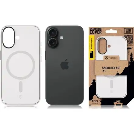 Tactical MagForce SmoothIsFast Kryt Apple iPhone 16 bílý