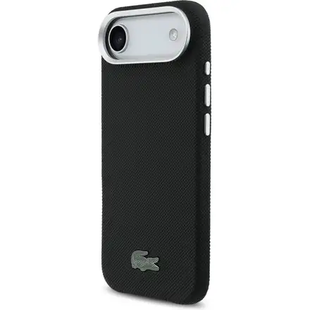 Lacoste Iconic Petit Pique Metal Logo MagSafe kryt iPhone Air černý