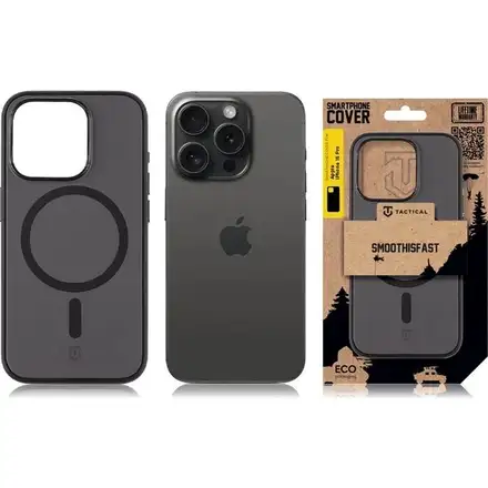 Tactical MagForce SmoothIsFast Kryt Apple iPhone 15 Pro černý