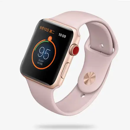 Devia řemínek Apple Watch Deluxe Series Sport Band 40/41/42mm - Pink Sand