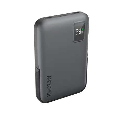 Devia powerbank Extreme Speed   Series Magnetic with Bracket 10.000 mAh 22.5W-Gray