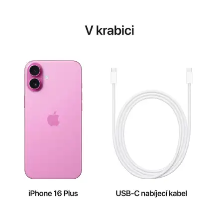 iPhone 16 Plus 128GB růžová