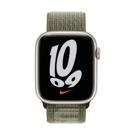 Apple Watch 41mm Sequoia/Pure Platinum Nike Sport Loop