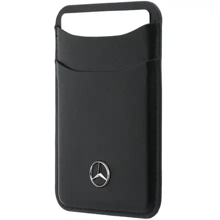 Mercedes PU Leather MagSafe Card Holder Peněženka černá
