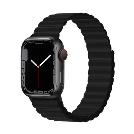Devia řemínek Deluxe Series Sport3 Silicone Magnet Band 40/41/42mm - Black