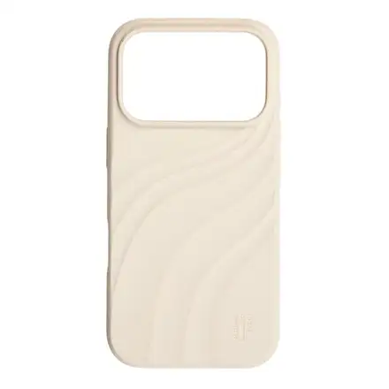 iDeal Fashion Soft Swirl Silicone Case MagSafe iPhone 17 Pro Max/18 Pro Max Cloud Dancer
