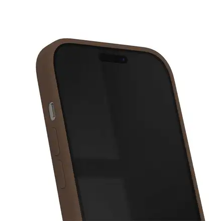 iDeal Silicone Case MagSafe iPhone 13/14/15/16e/17e Mocha Mousse