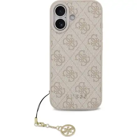 Guess 4G Charm MagSafe kryt iPhone 17 růžový