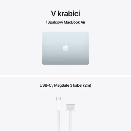 EDU MacBook Air 13" Apple M5 10core CPU 10core GPU 24GB 1TB Blankytně modrý CZ