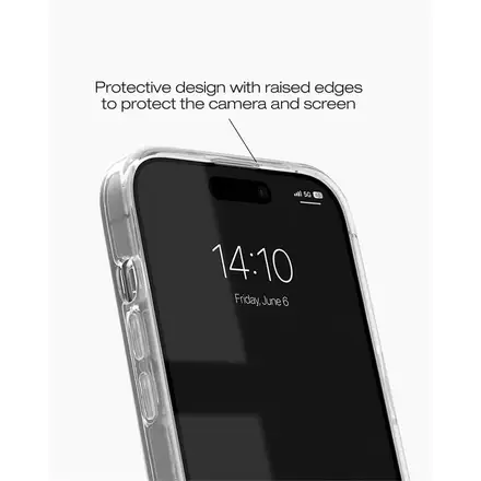 iDeal Fashion Clear Case MagSafe iPhone 13/14/15 Shimmer