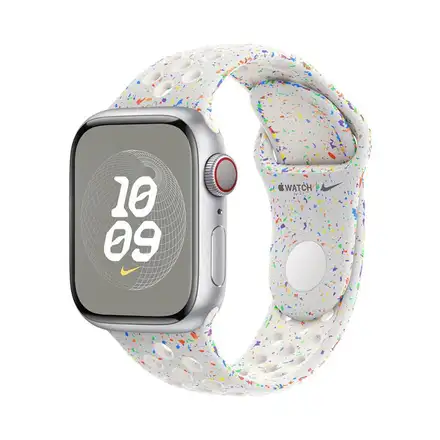 Apple Watch 41mm Pure Platinum Nike Sport Band-M/L