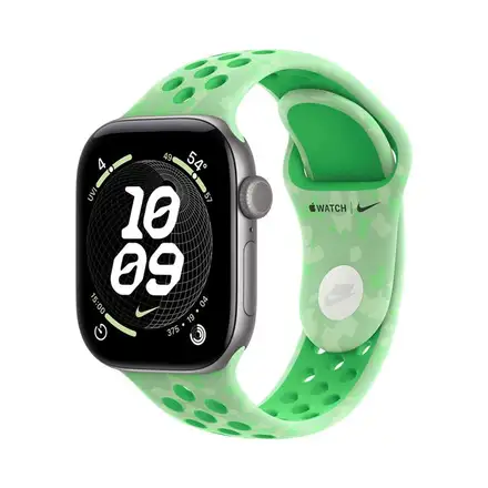 Apple Watch 42mm Green Spark Nike Sport Band-M/L