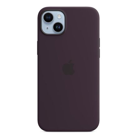 Apple iPhone 14 Plus Silicone Case with MagSafe-Elderberry