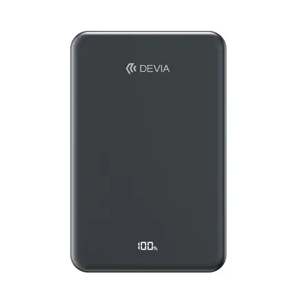 Devia powerbank Ultra14 Solid State Magnetic 10.000 mAh PD 22.5W - Black