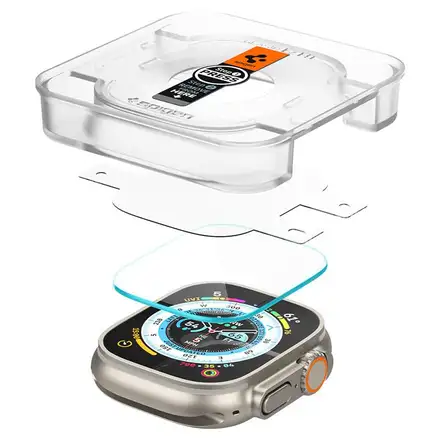 Spigen ochranné sklo Glas.tR EZ Fit pro Apple Watch Ultra 2 ks - Clear