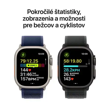 Apple Watch Ultra 2 GPS + Cellular 49mm Přírodní titan *Třída A*